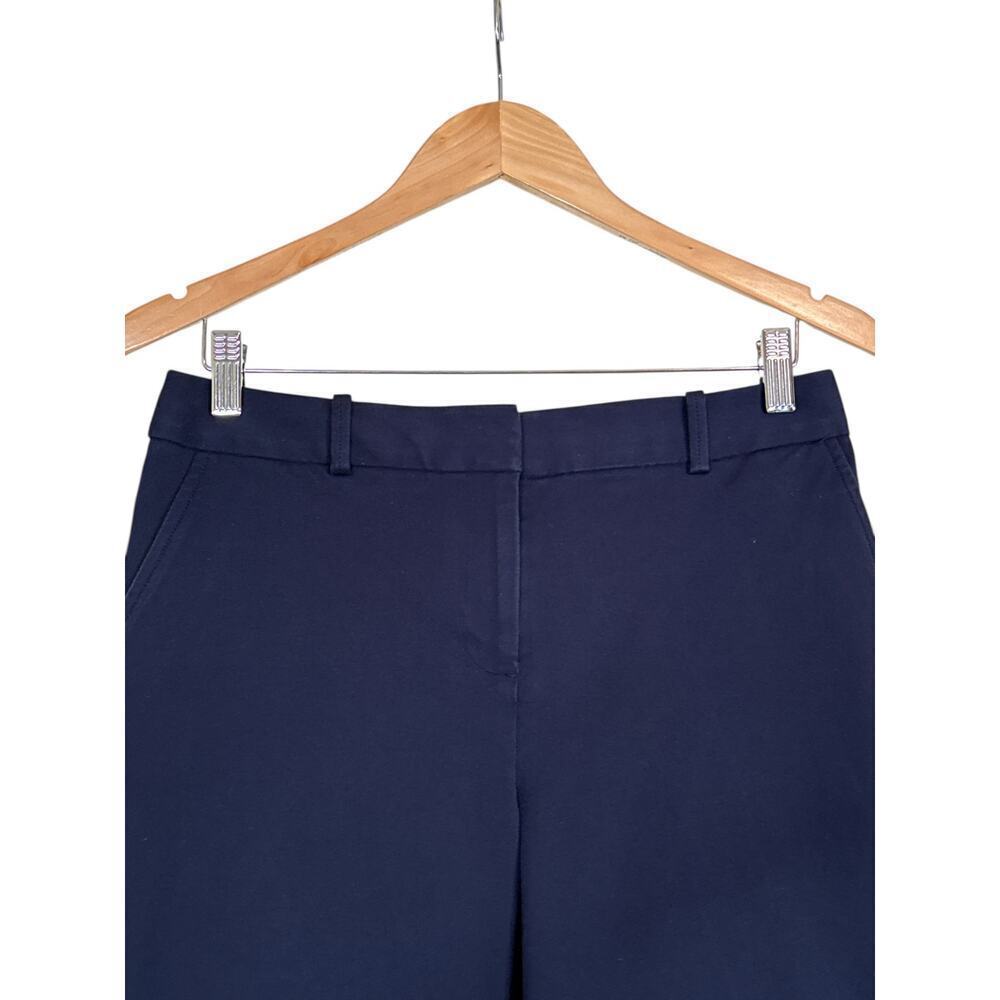 Talbots Women's Mid Rise Bi-Stretch Freeport Curvy Fit Ankle Pants Size 10P Blue - Picture 4 of 8